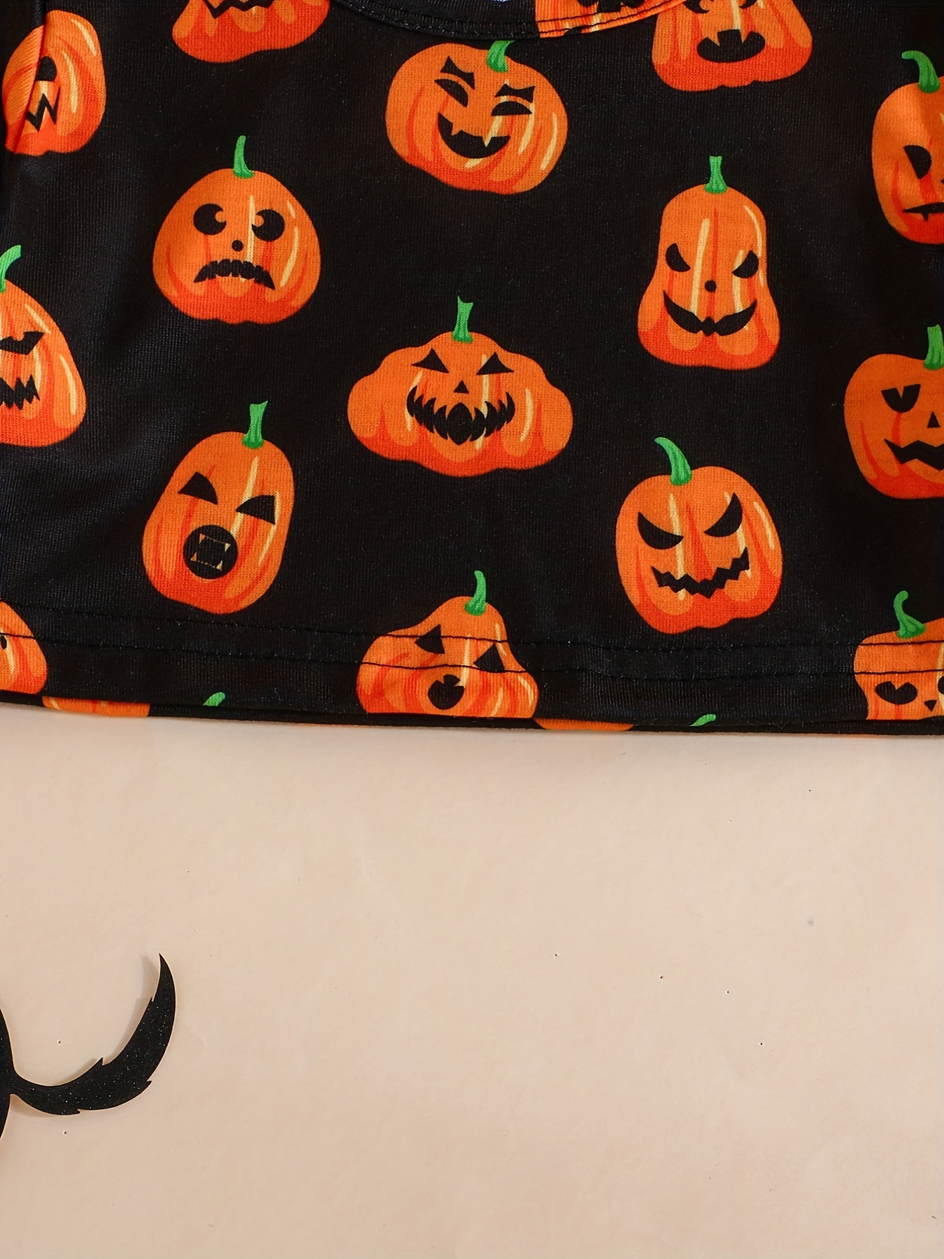 Halloween Family Matching Pumpkin & Bat Print Tops - Temu Netherlands