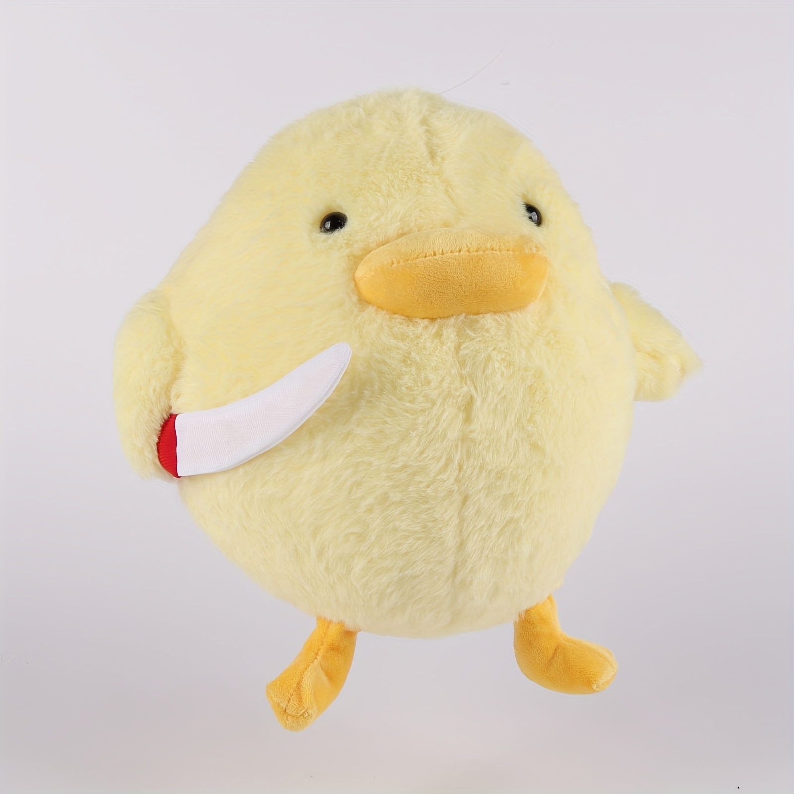 Lalafanfan Peluche mignonne en forme de canard jaune de 30 cm – Jouets en  peluche douce pour filles et enfants – Poupée Kawaii d'anniversaire 4