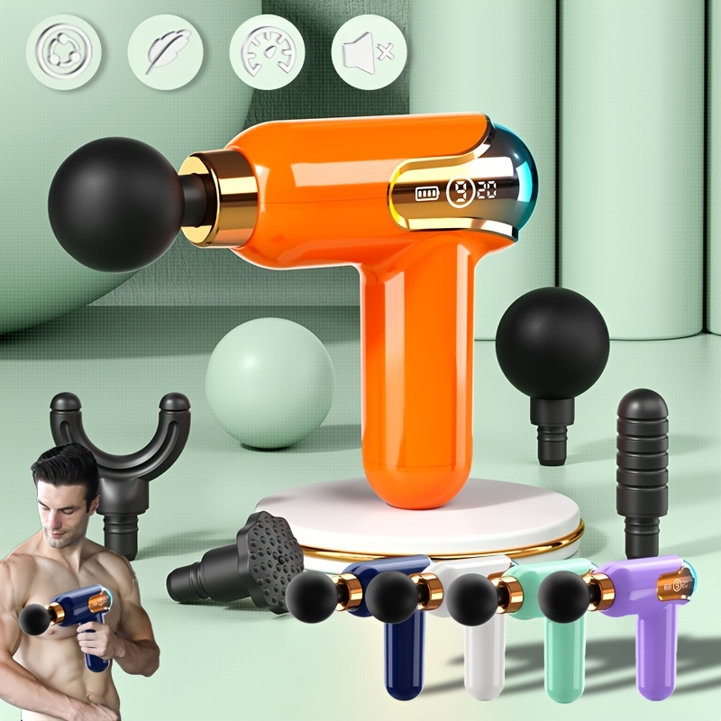 Fascia Gun Muscle Massage Gun Deep Tissue Percussion - Temu