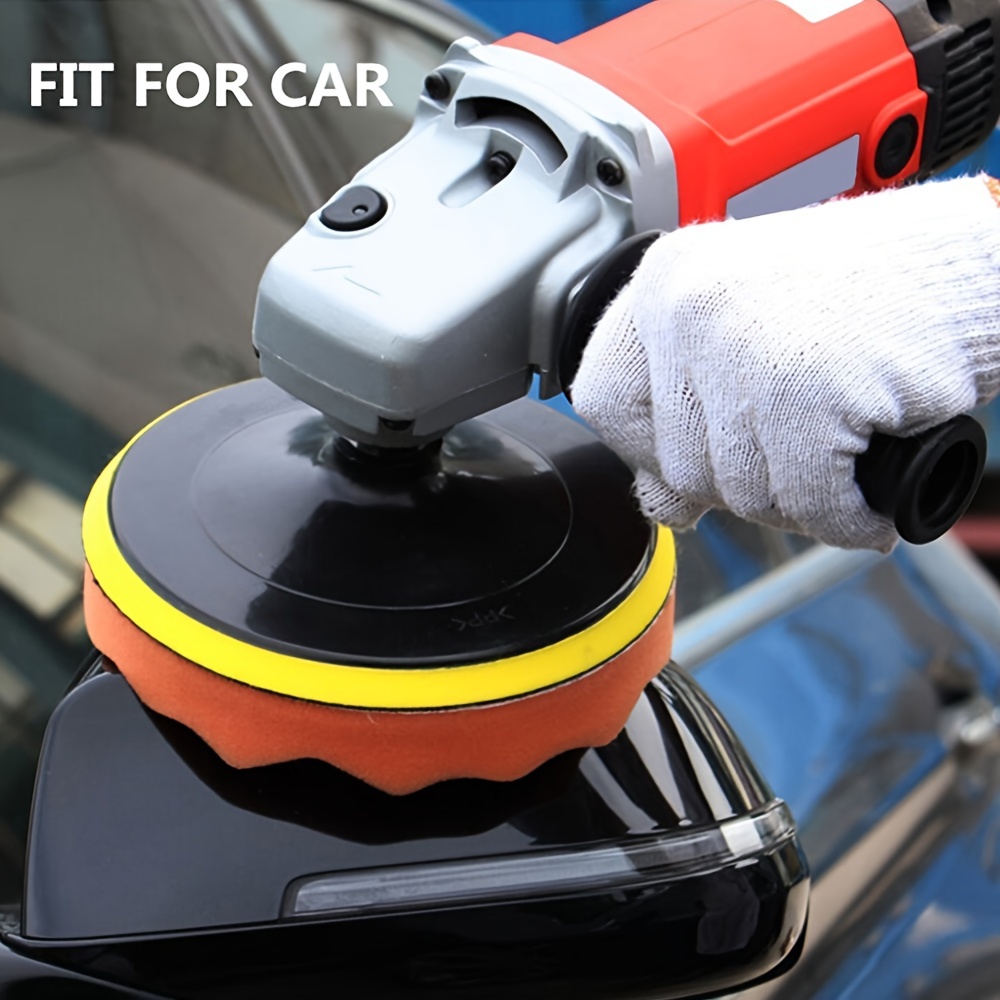 Car Buffing Pads Car Polishing Pads Cleaning Sponges Car Buffer Polisher  Kit For Car Waxing - Temu