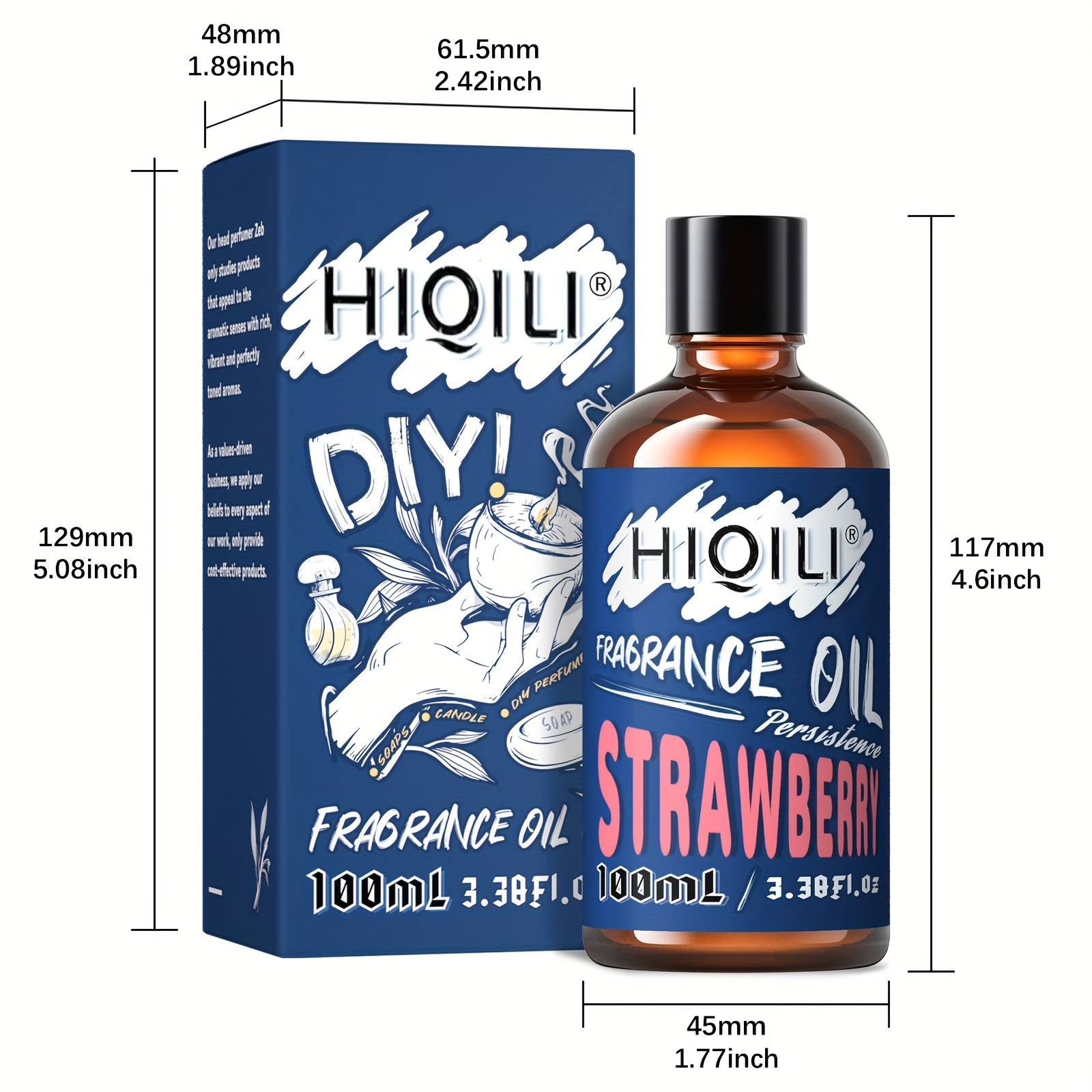 Hiqili /3.38 Fl Oz Strawberry Oil Pure Perfume Oil For - Temu