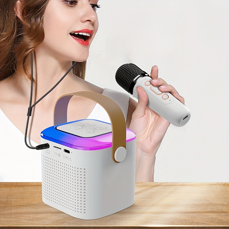 ZX 01 Microphone Sans Fil Karaoke Adulte Mini Haut parleur - Temu France