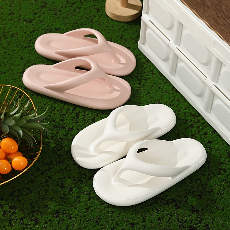 Women's Thick Sole Flip Flops Anti Skid Slides