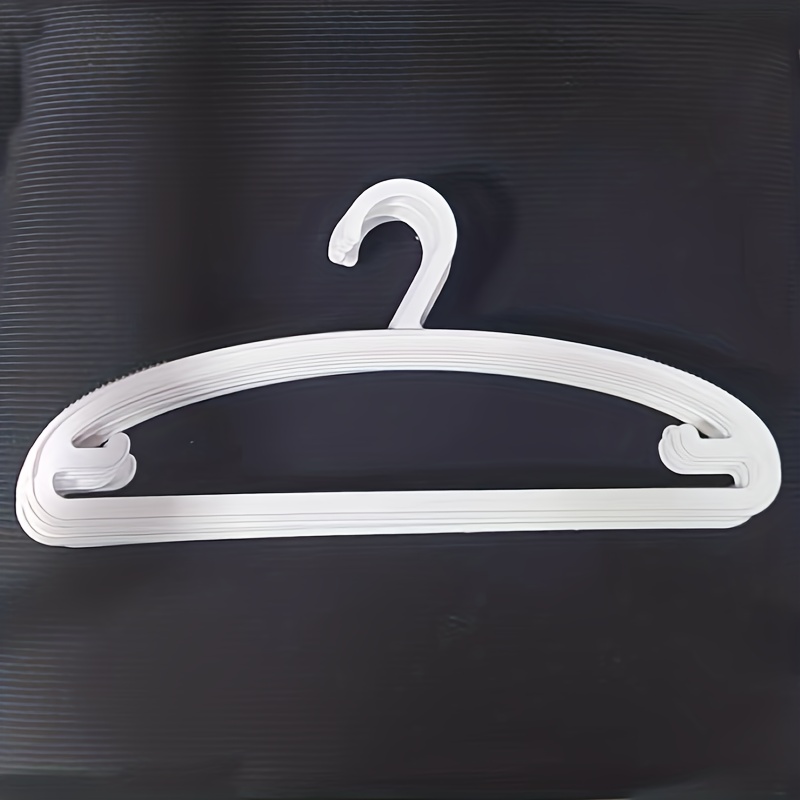 Black plastic hangers with Non-Slip Shoulders