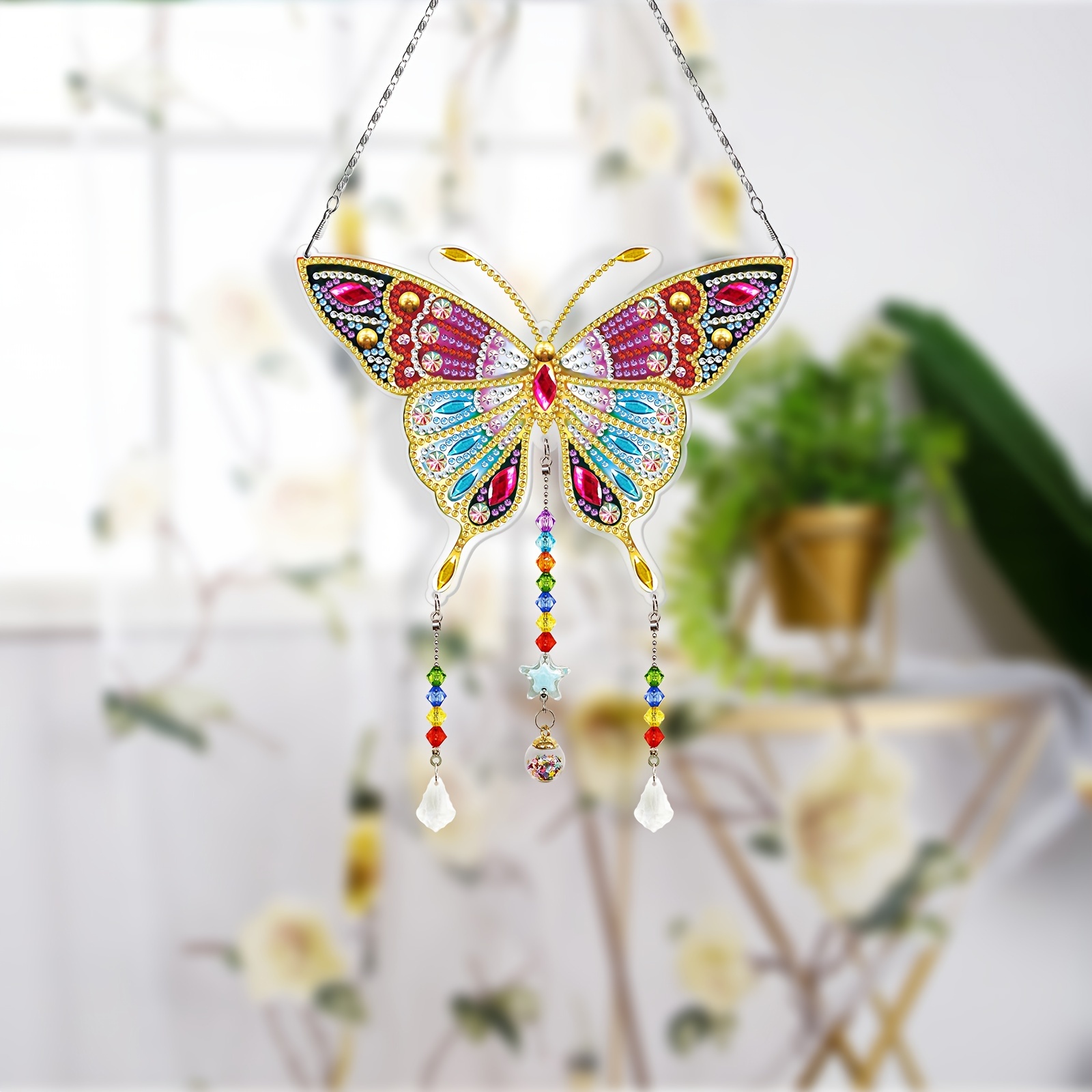 Simple Beautiful Color Butterfly Diamond Painting Diy Hand Affixed