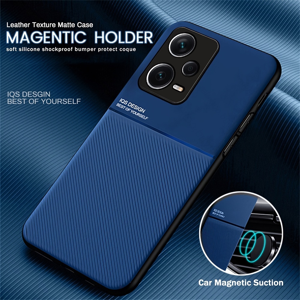 Premium Leather Phone Case For Redmi Note 12 Pro/note 12/note 12 Pro+/note 11/note 11s/note 11 Pro/note 10/note 10 Pro - Soft Frame Protection.