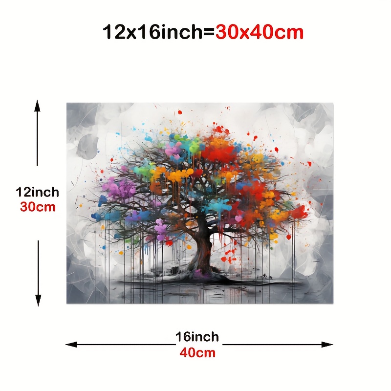 Tree Printed Canvas Wall Art Painting 30x 40