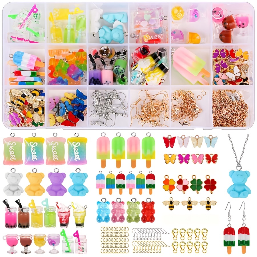 Mixture Kawaii Resin Candy Beads Perfect Diy Crafts - Temu
