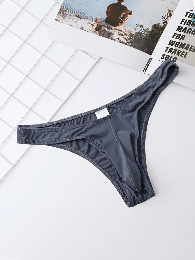Men's Panties Sexy Lingerie Silky Thongs Underwear - Temu Canada