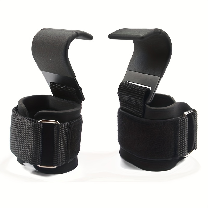 Weight Lifting Wrist Band Hooks Hand Grip Support Wrist - Temu