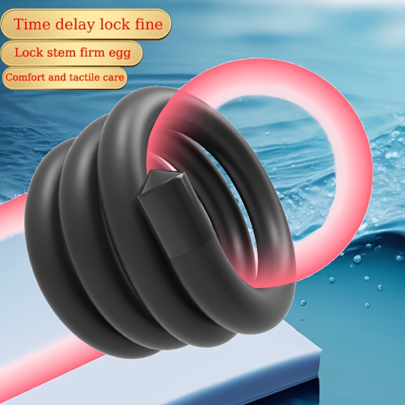 Thick Firm Silicone Cock Ring Penis Enlarger Erection Comfort Stay-Hard Sex  Toy