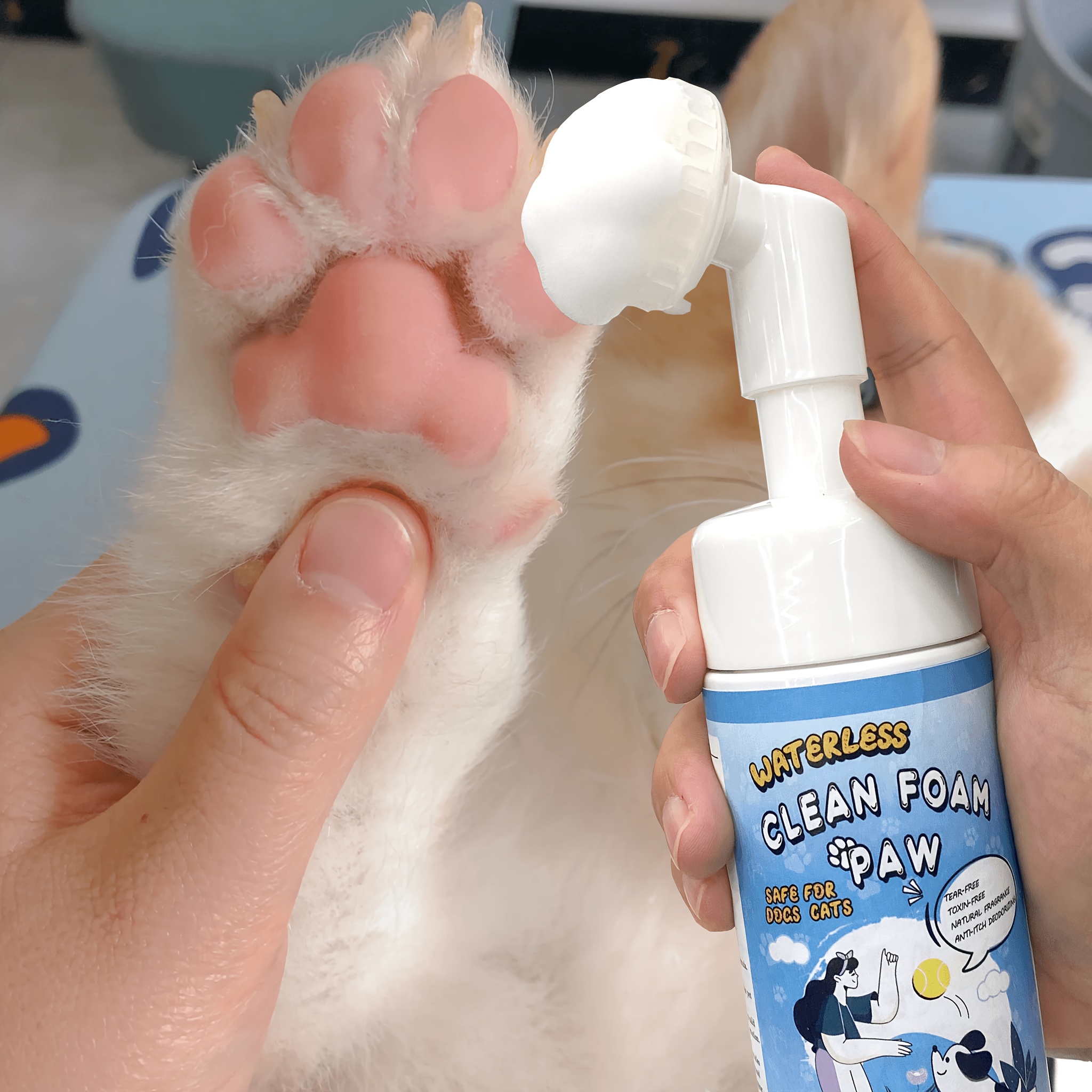 Pet Paw Cleaner Foam Dog Cat Paw Deep Cleaning Foot Pad Care Agent