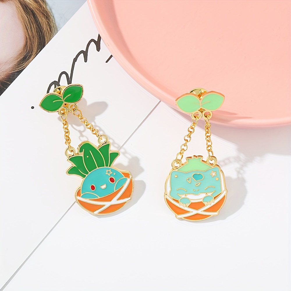 Bulbasaur earrings on sale