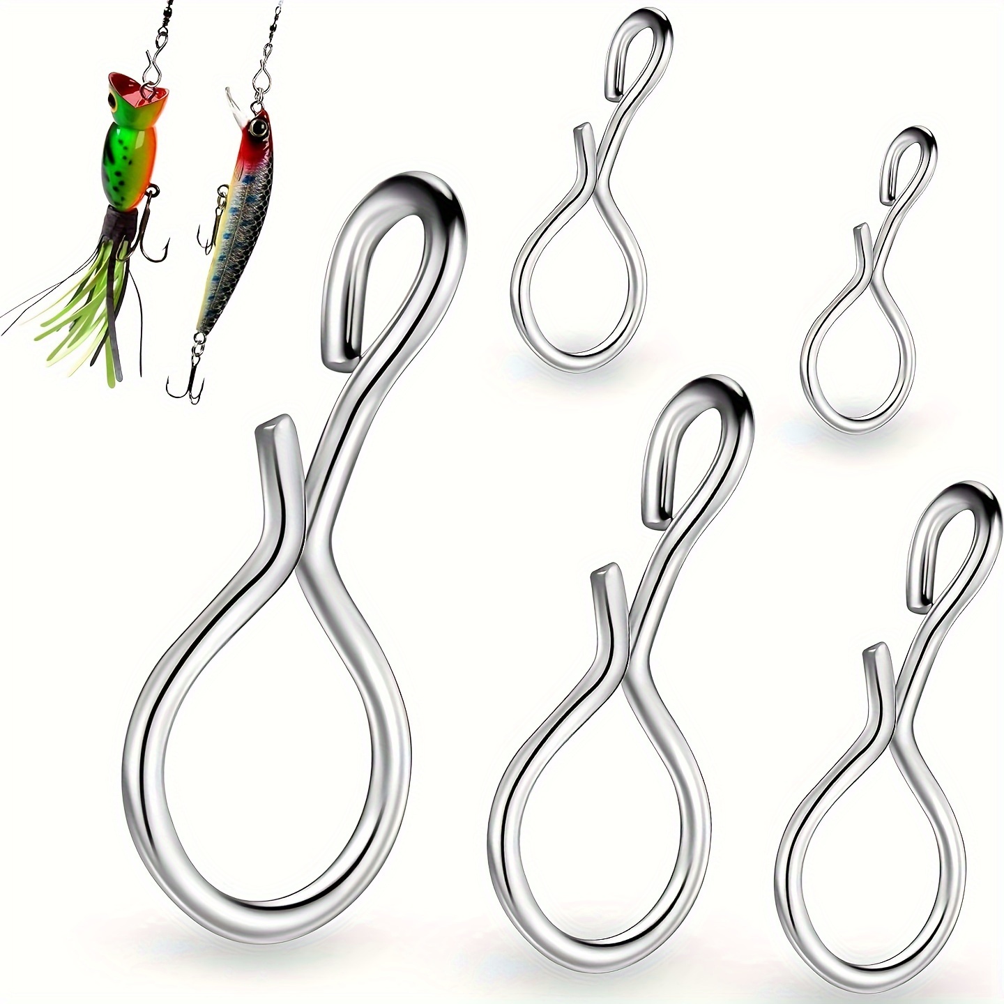 Stainless Steel Fly Fishing Snaps Fast Easy Fly Hook Snap - Temu