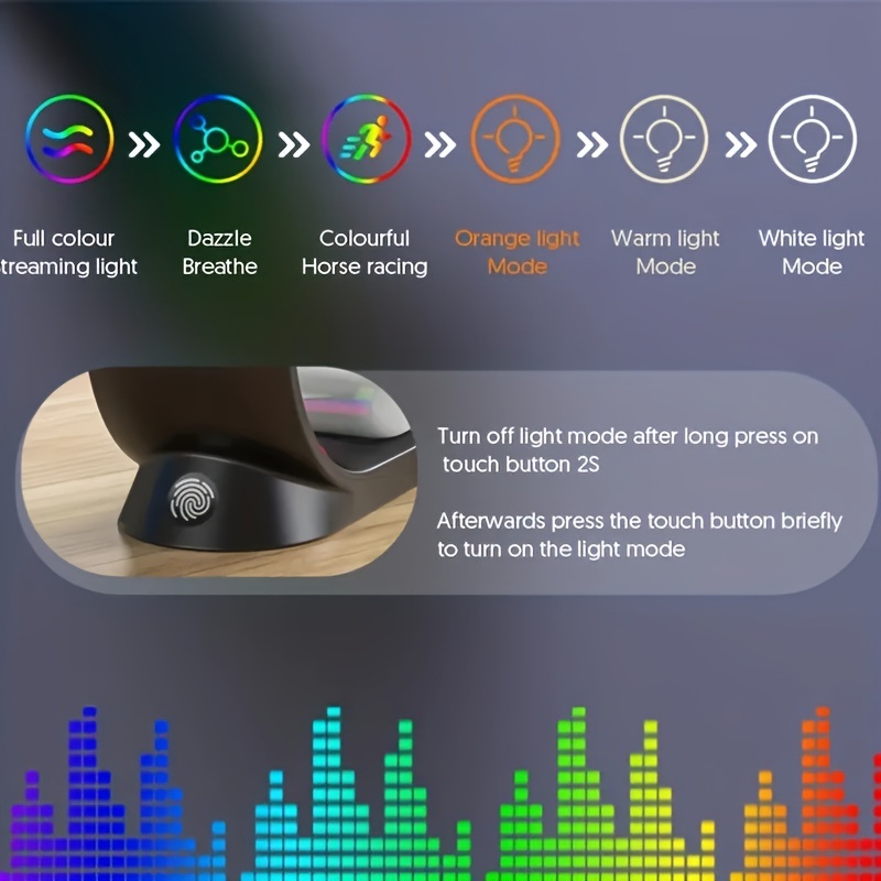VIKEFON Wake Up Light - Lumière Smart - Horloge Smart - chargeur