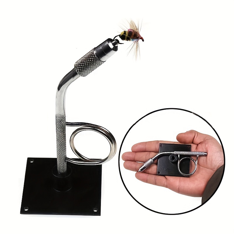 Fly Fishing Alloy Fishing Tool Stream side Fly Tying Vise Rotary C