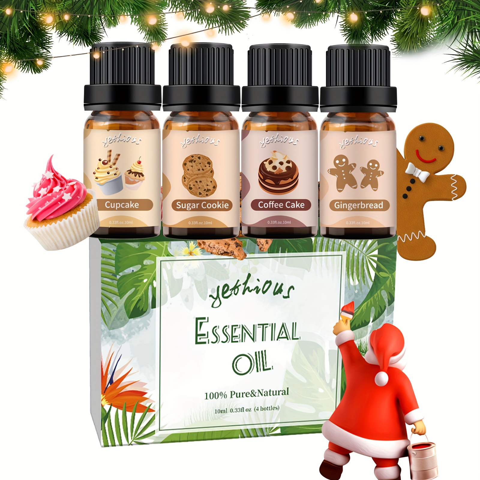 6pcs 10ml Set Aceites Esenciales Fragancia Halloween Navidad - Temu