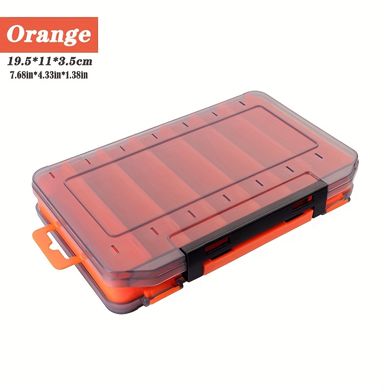 Double Sided Fishing Tackle Box 14 Cells Bait Lure Storage - Temu