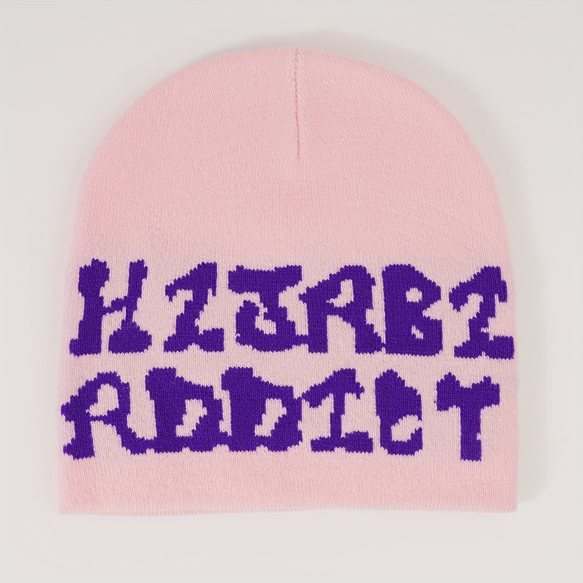 Letter Knitted Hat Breathable All-match Beanie Hat Woolen Hat