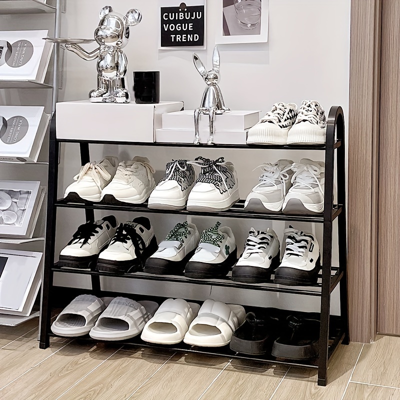 Multi layer Shoe Rack Shoe Storage Rack Single Row Free - Temu