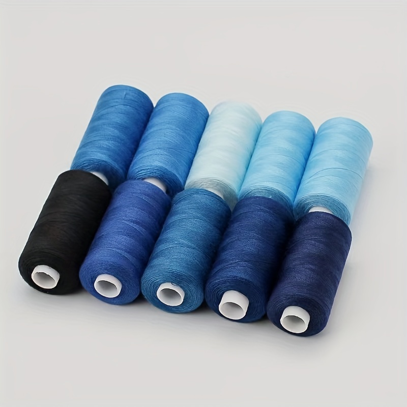 Sewing Thread, mid-blue, 1000 m/ 1 roll