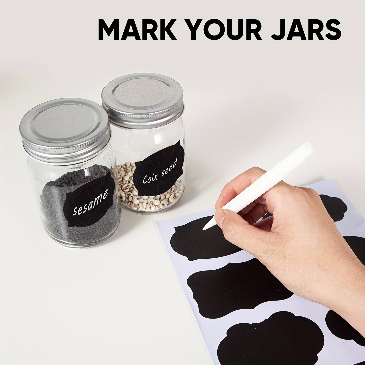 Glass Mason Jars, Glass Storage Jars, Sauce Jars With Regular Sealed Lids,  Suitable For Jam, Salad Jam, Honey, Shower/wedding Gifts, Kitchen Gadgets,  Cheap Items - Temu