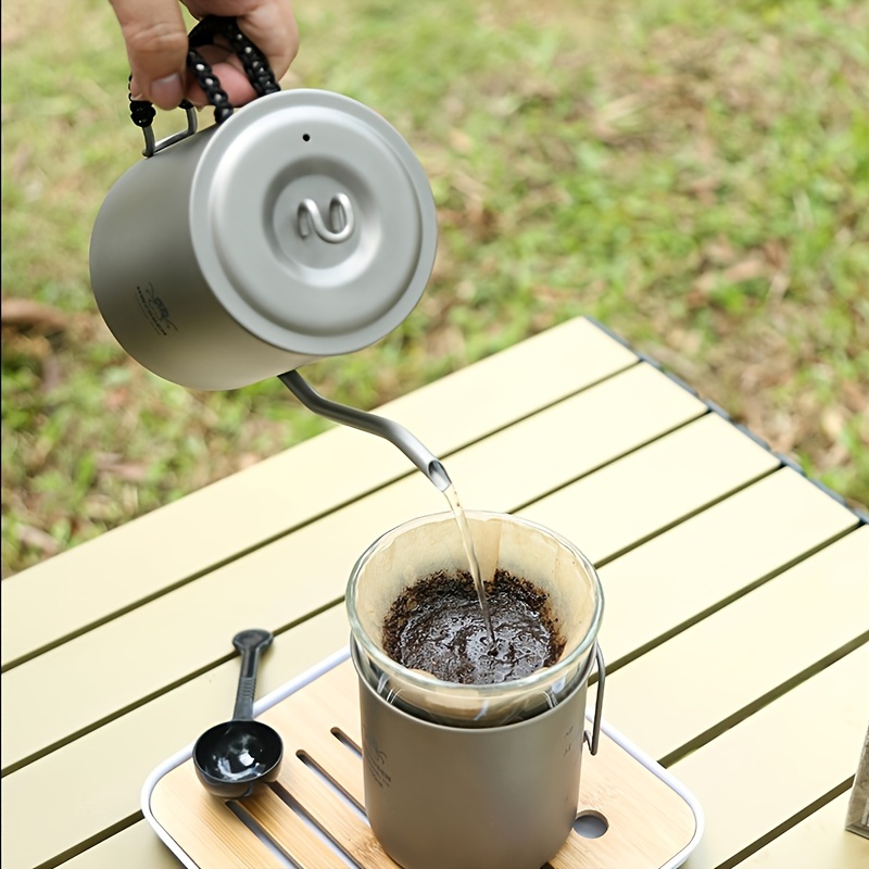 Hwzbben Pure Titanium Outdoor Kettle Lightweight And Durable - Temu