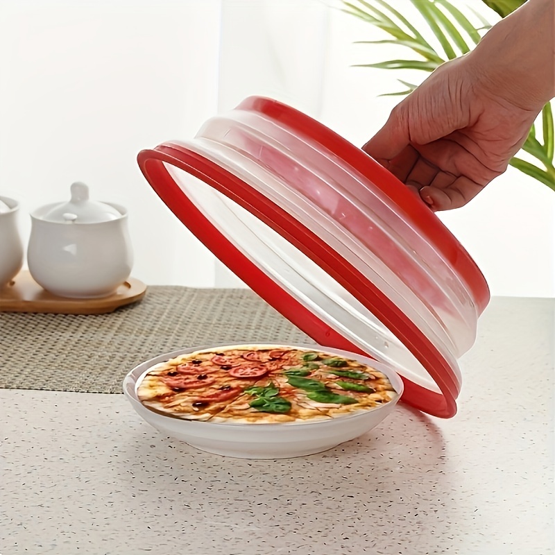 1 pezzo pieghevole microonde Piatto Copertina plastico piatti coperchio per  forno a microonde