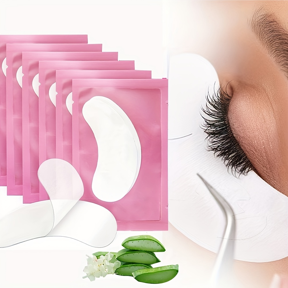 100 Tablets Eye Pads Gel Pads Eyelash Extensions Comfy Cool - Temu