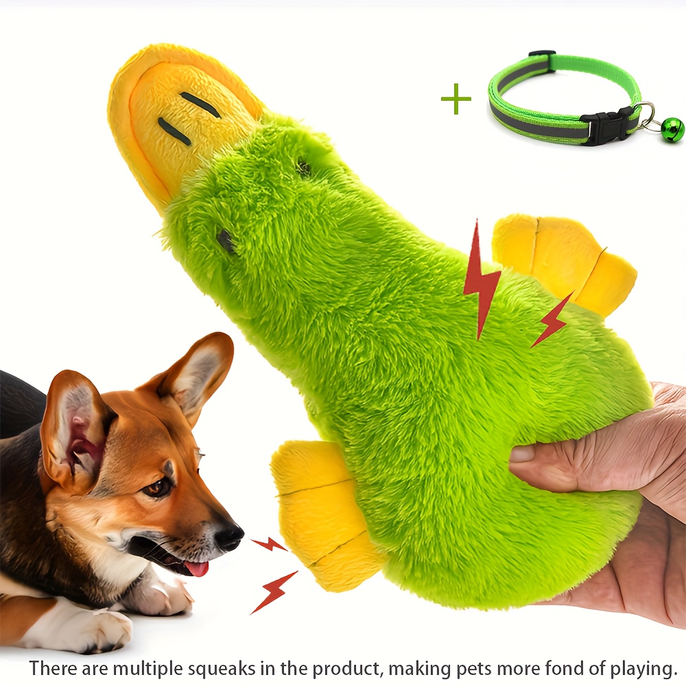 Squeak Dog Toys Puppy Toys Tough Plush Interactive Dog - Temu