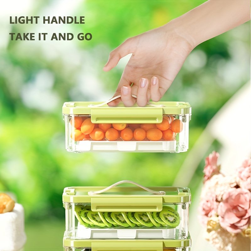 2pcs 35 1oz Outdoor Portable Fresh-keeping Food Box