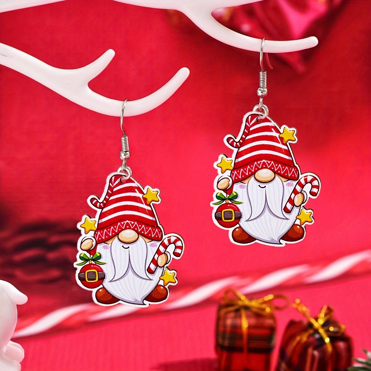 Boucles gnomes de noël