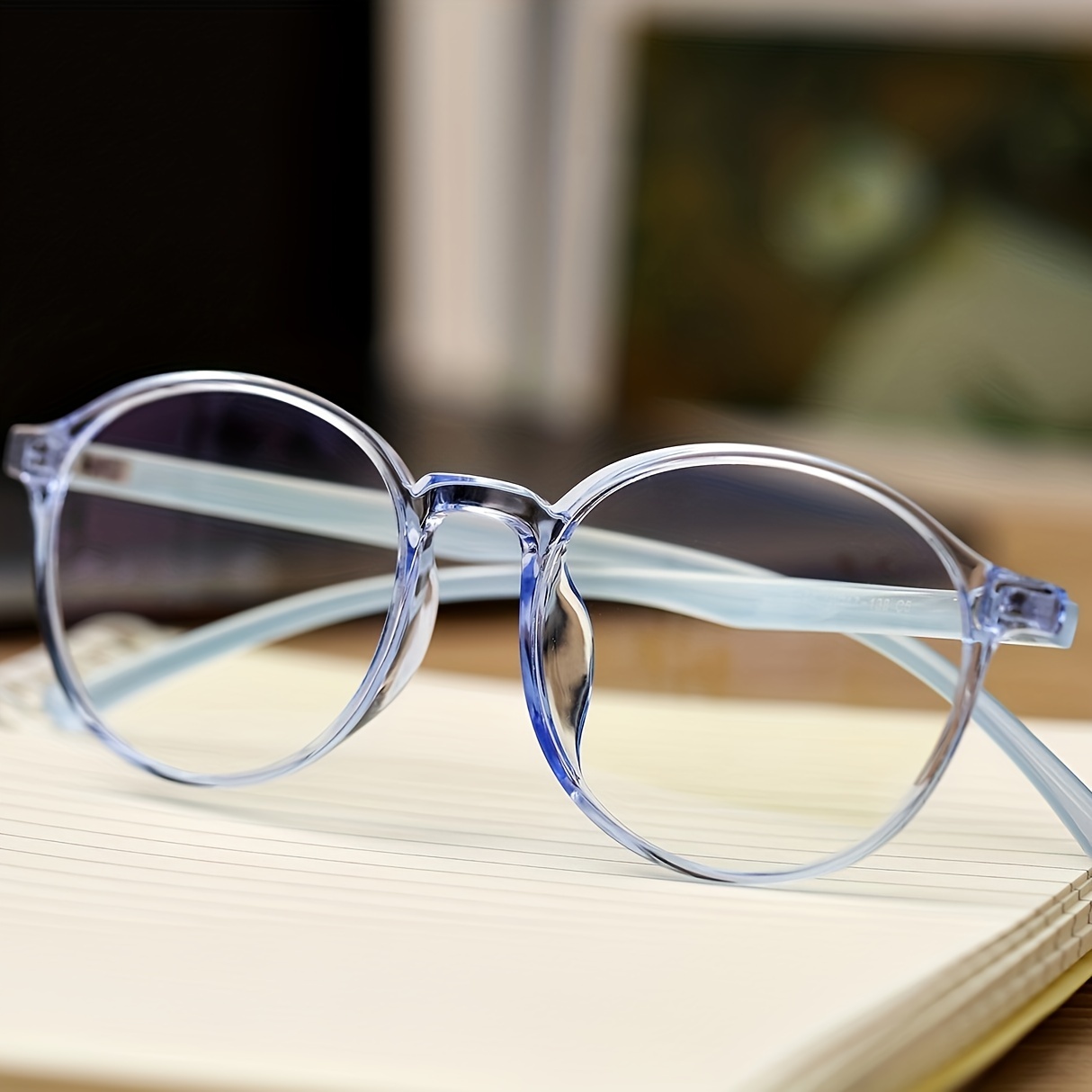 Men's Reading Glasses Transparent Frame  Men's Square Prescription Glasses  - Clear - Aliexpress