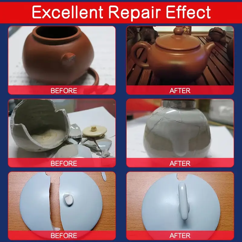 Glue For Porcelain And Pottery Repair Instant Super Glue - Temu