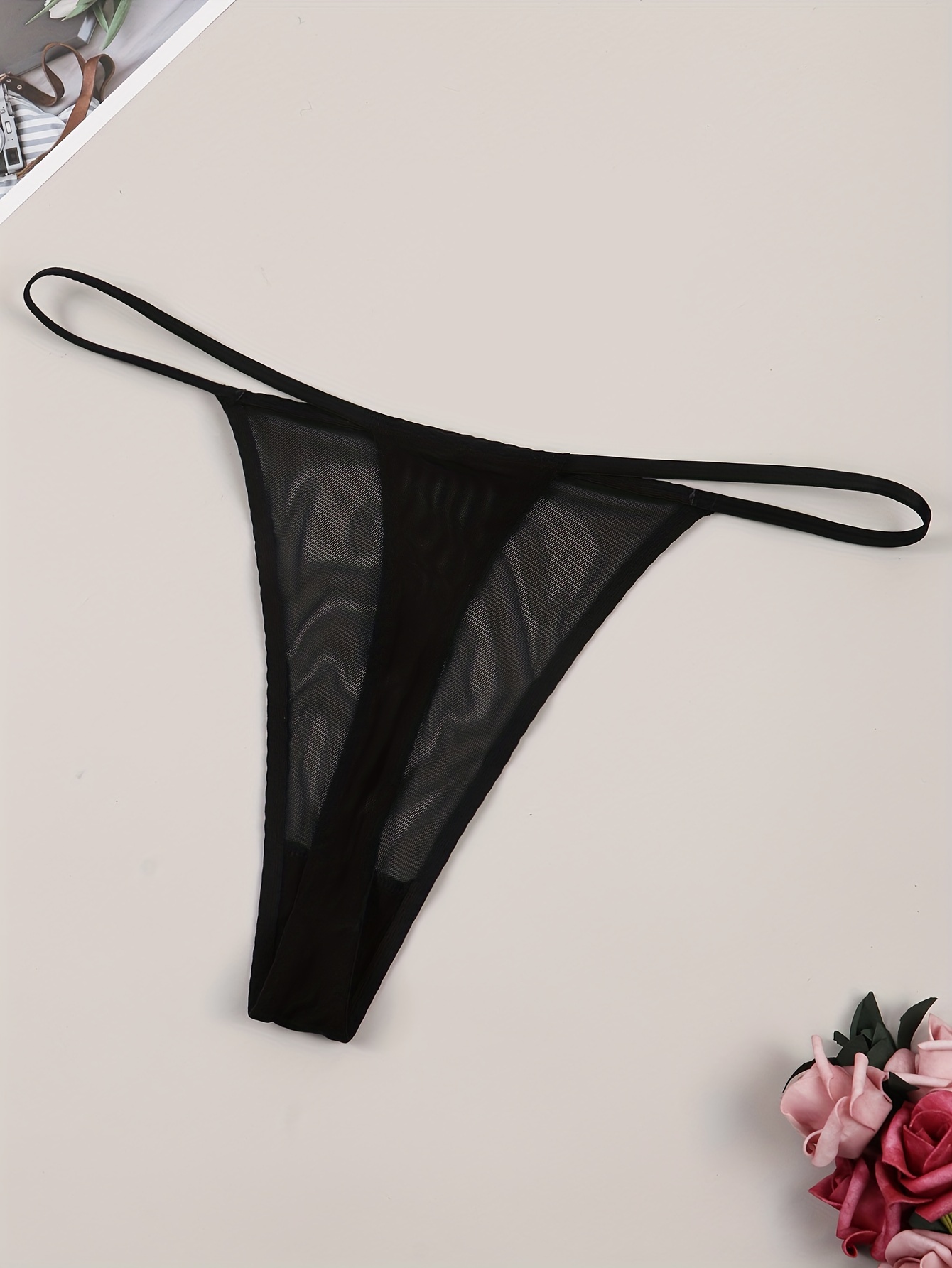 Plus Size Sexy Thong Women's Plus Seamless Letter Graphic - Temu