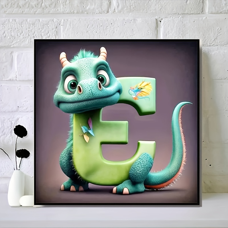 Cartoon Dinosaur Frameless Diamond Painting Kit