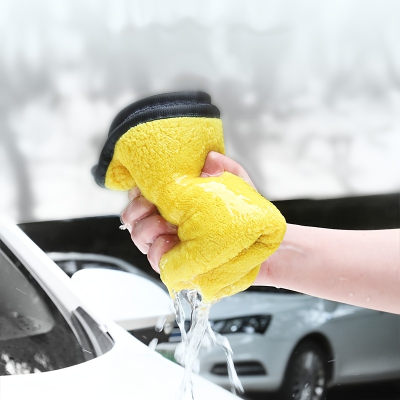 Car Towel: Thickened Absorbent Double sided Car Wash Towel - Temu