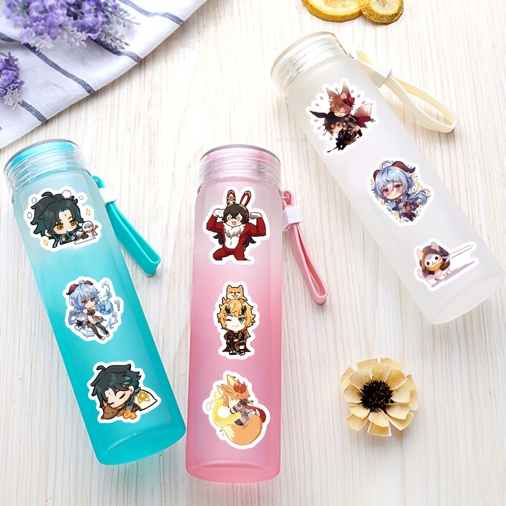 Aesthetic Anime Stickers,Cartoon Stickers for Hydro Flash,Water