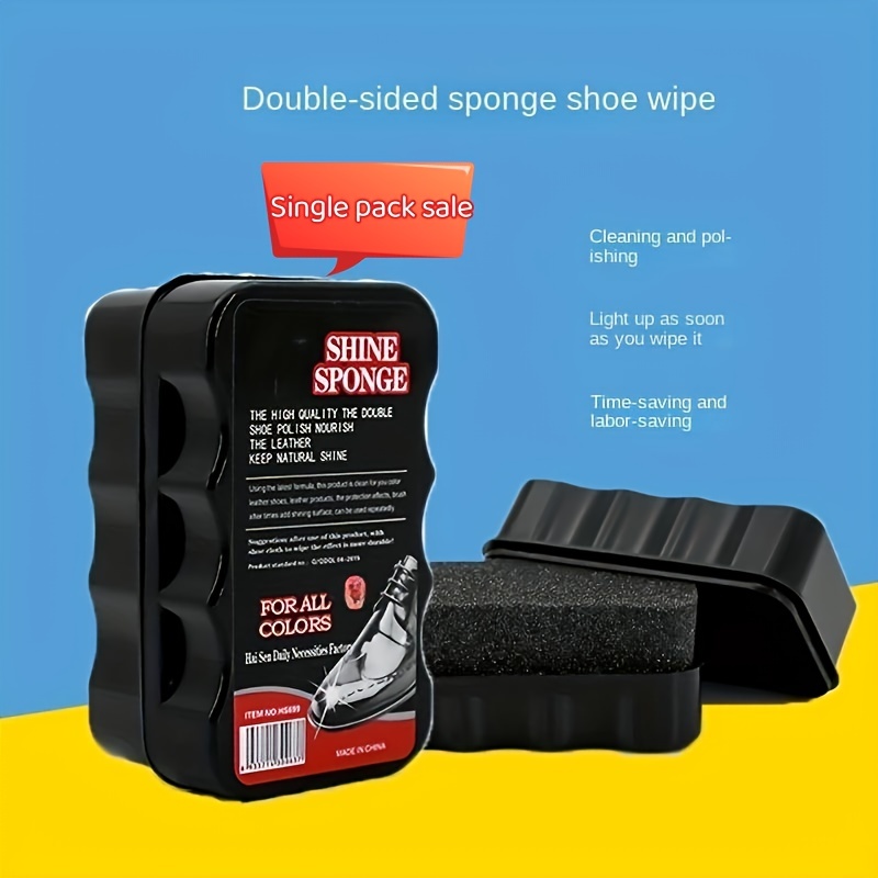 Double sided Sponge Shoe Polish Colorless Shoe - Temu