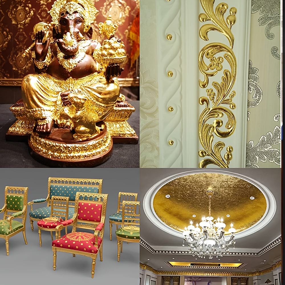 23 ideas de Decorar marcos  pan de oro, decoración de unas, hoja de oro