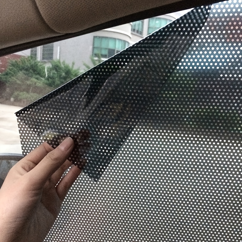 Pare-soleil pour vitres latérales arrière de voiture, 2 pièces, avec tissu  en maille, Mode en ligne