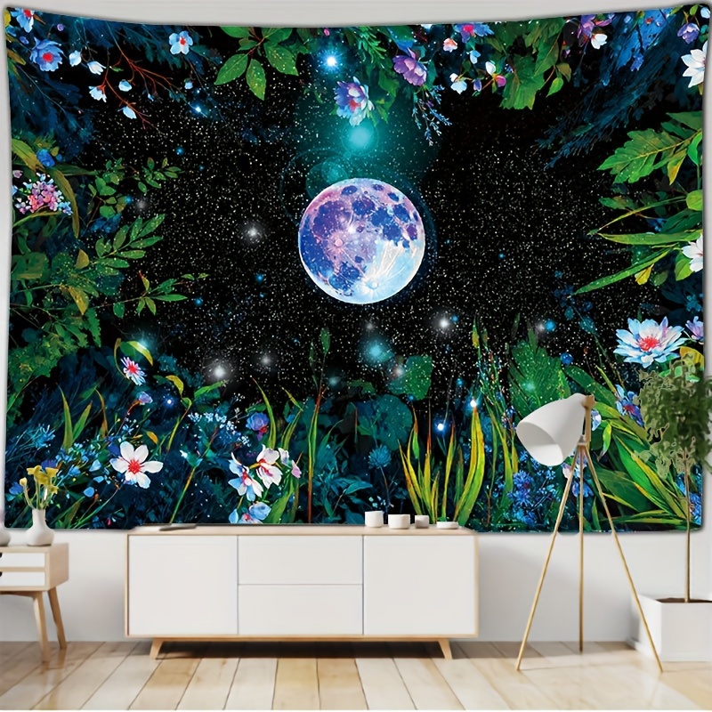 Suede Fabric Background Tapestry Wall Decor Underwater World