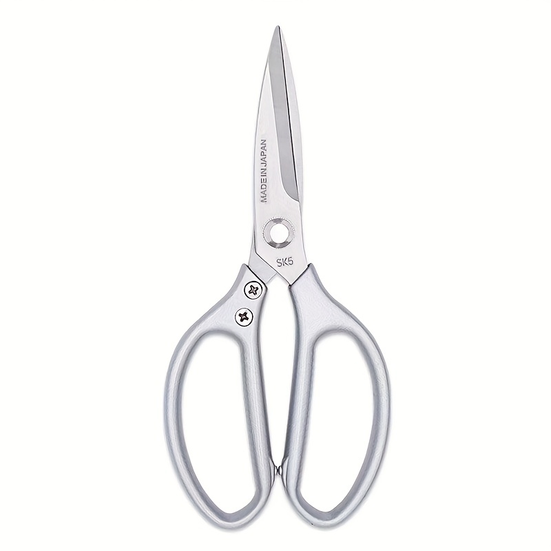 Kitchen Scissors Strong Industrial Scissors Household Scissors Silver  Stainless Steel Sharp Edge Silver Aluminum Alloy Handle Beautiful Kitchen  Scisso