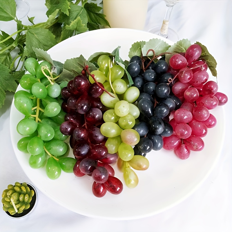 1pc, Uva Artificiale Appesa Fai-da-te Frutta Artificiale in Plastica Finta  Frutta per Decorazione Casa Giardino Matrimonio Festa - Temu Italy