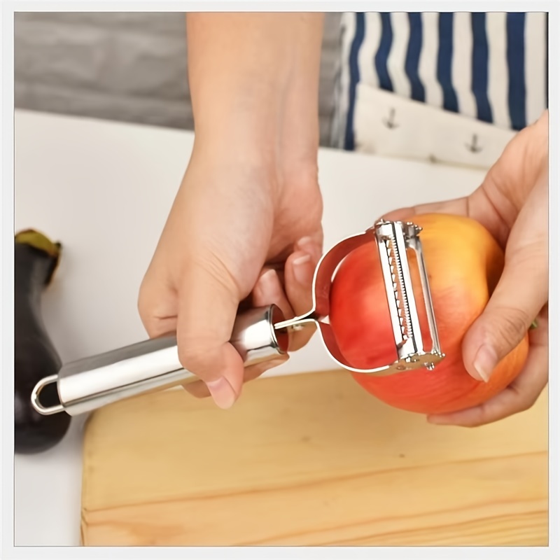 Pelador de verduras y frutas de cocina de 1 pieza, pelador de