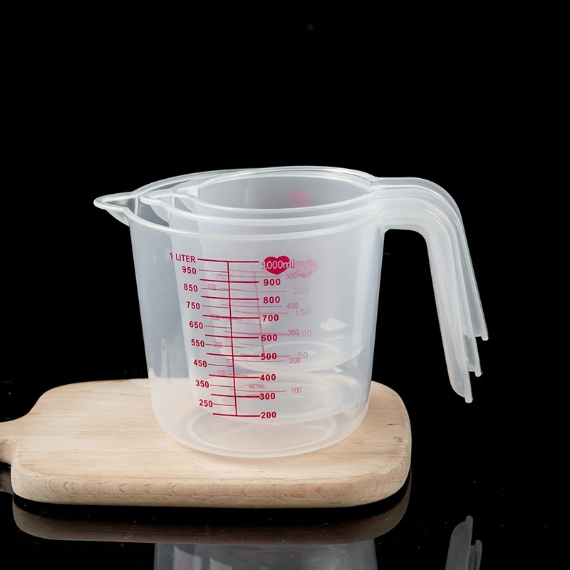 Big & Small 250/500/1000ML Measuring Cup Plastic Jug Beaker Kitchen Tools  US