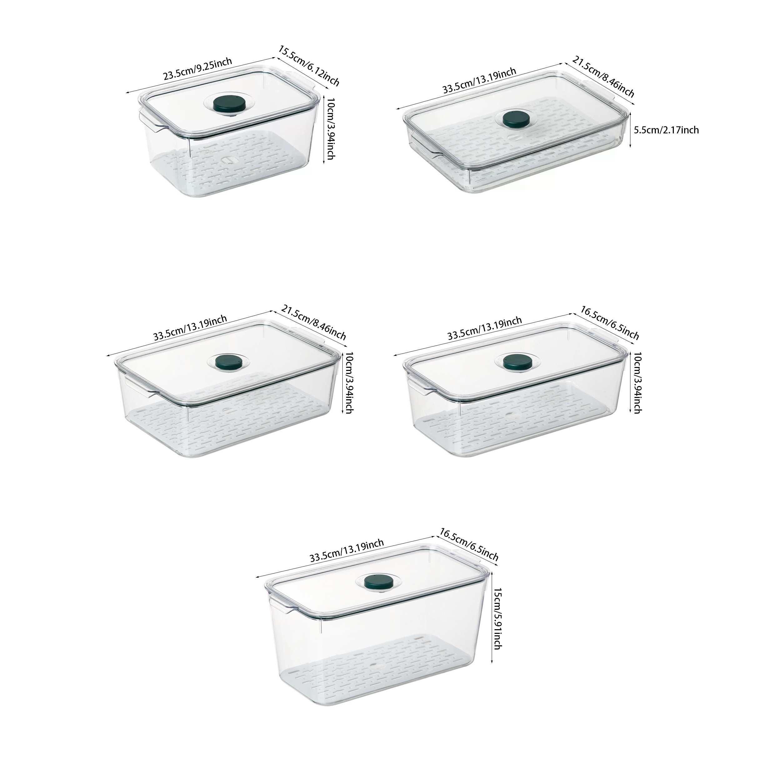 Accesorios de cocina Organizador Caja de almacenamiento de bolas de masa  Caja de refrigerador Caja de congelador de albóndigas de alimentos Blanco
