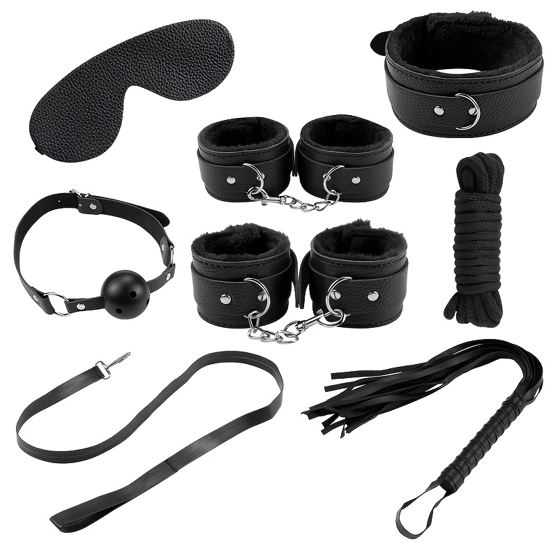  SM Nipple Clamps Neck Collar & Adjustable Male Cock Ties & 6  Different Sizes Cock Ring Sets : Health & Household