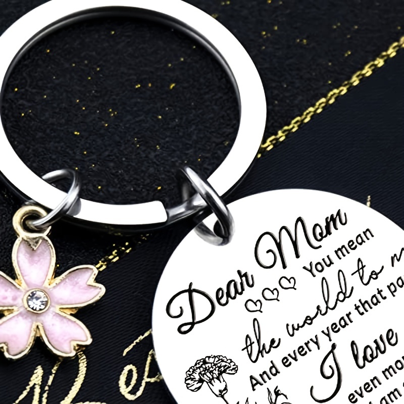 Mother's Day Gift, Mom Keychain from Son for Birthday, Double Side I'll  Always Be Your Little Boy, You Will Always Be My World - Best Mom Ever  Keychain for Mom Valentine's Day