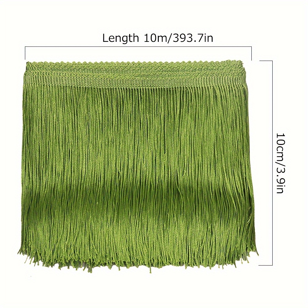 10m Sewing Fringe Trim - Fringe Tassel Width for Skirt Wedding